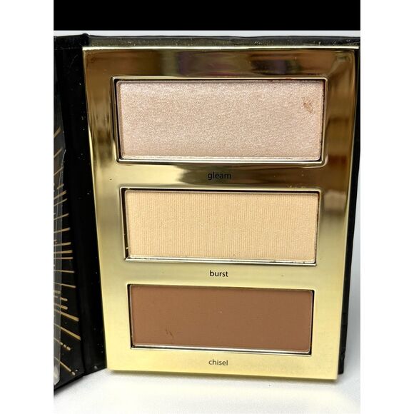 TARTE Tarteist Pro Glow To Go Contour Highlight Palette Faux Leather Rare HTF - Picture 3 of 4
